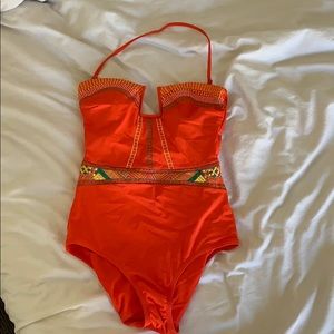 Nanette Lepore Orange One Piece